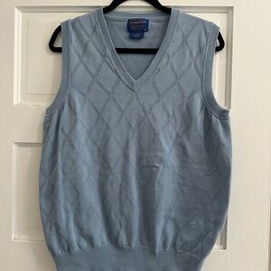 Men's Blue Pendleton cotton Sweater Vest